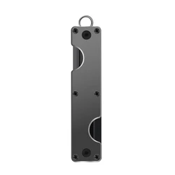 Sleek Compact Metal Key Organizer and Holder (Gray)