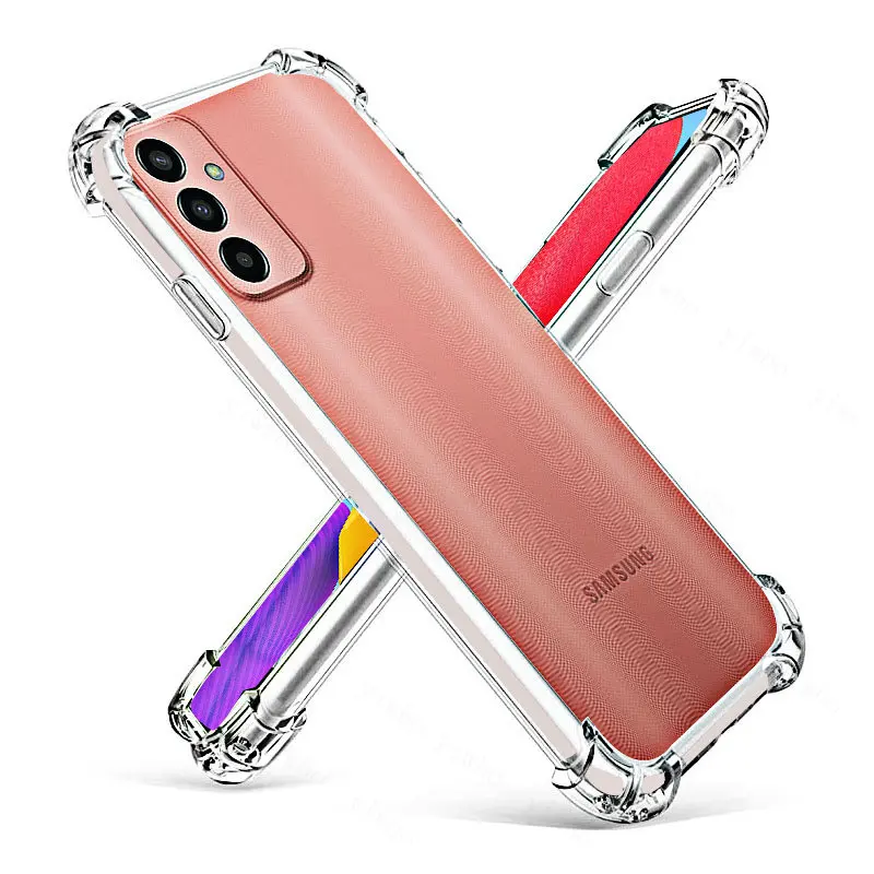 Per Samsung Galaxy M13 Custodia Simple Slim Soft Tpu Transaprent Custodie Trasparenti Per Samsung Sumsung M13 M 13 Galaxi M13 Cover