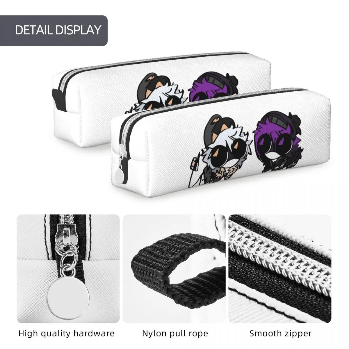 Uzi Doorman Murder Drones Pencil Cases Pencilcases Pen Box for Girls Boys Large Storage Bag School Supplies Gifts Stationery
