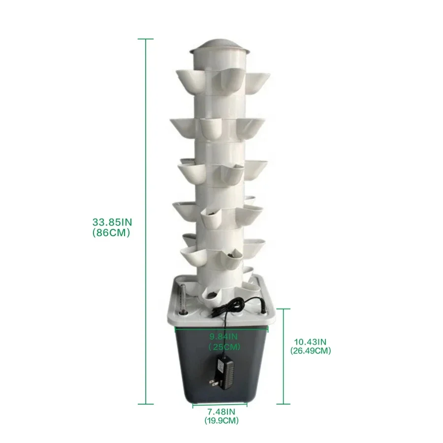 Hydroponic Vertical Garden Tower Planter 2