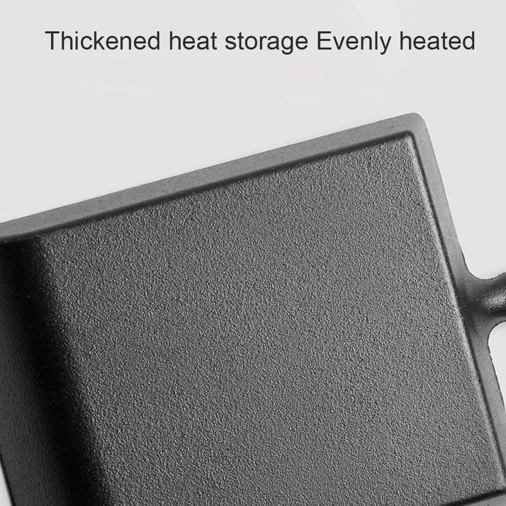 Japanese Cast Iron Egg Frying Pan Non-Stick Omelette Pan Rectangle Mini Egg Frying Pan Thickened Omelette Tamagoyaki Frying Pan