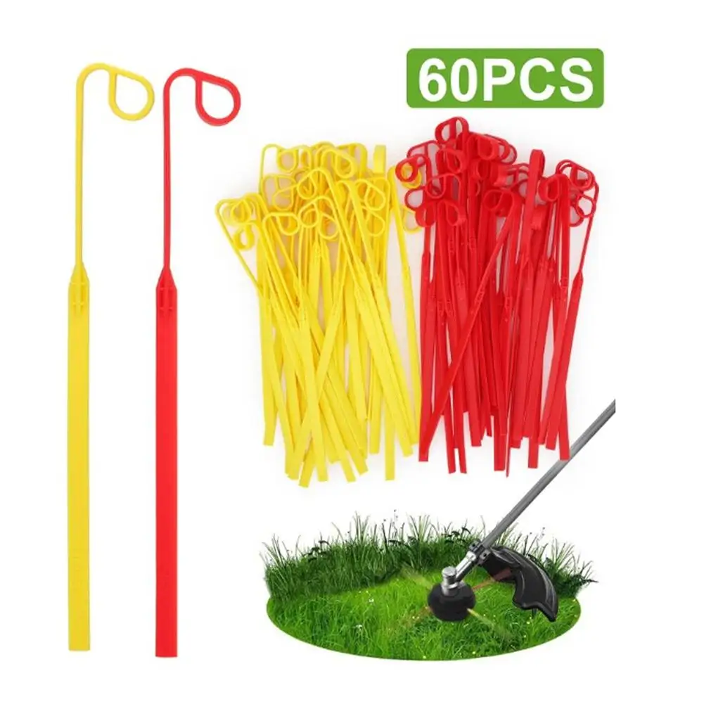 

60pcs Flexible Line Blades Replacement Low Speed Cutting Easy Installation For Trimmers Edgers