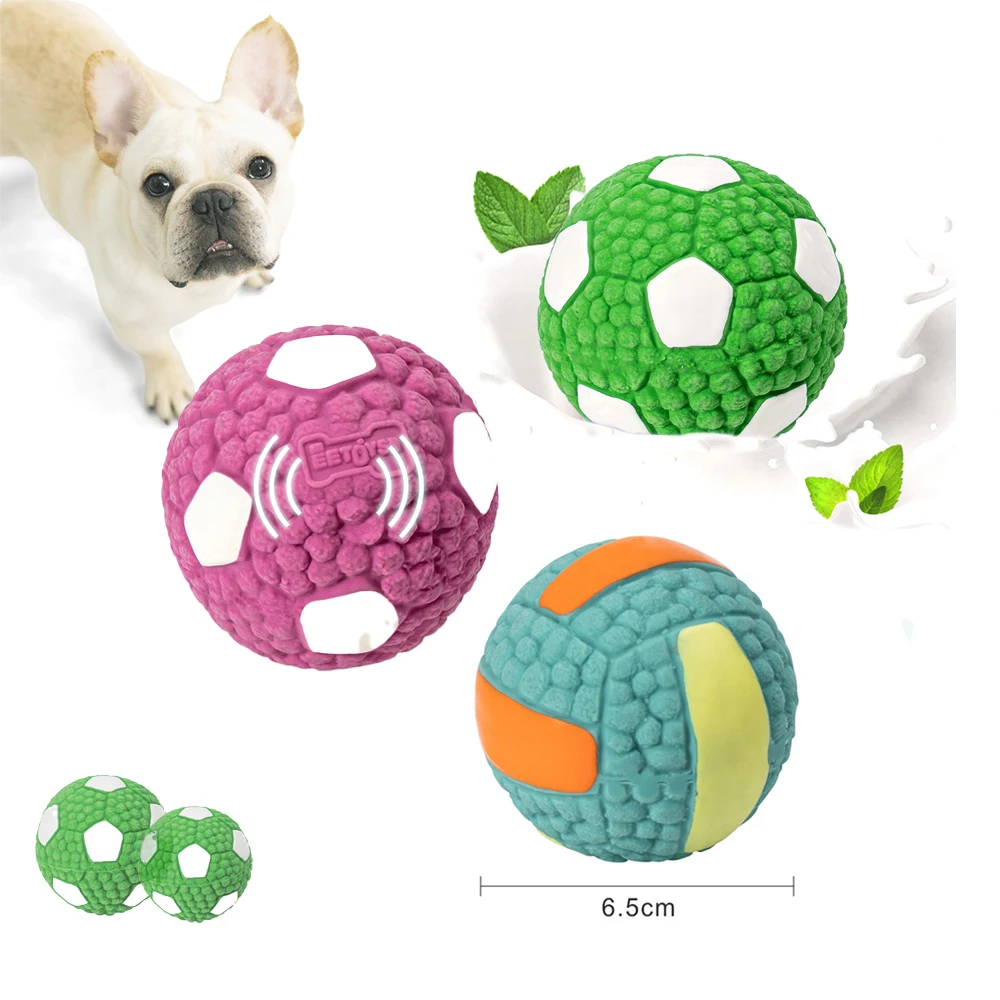 PetToyBallDogThrowingToysActiveRollingSoccerVolleyballFor