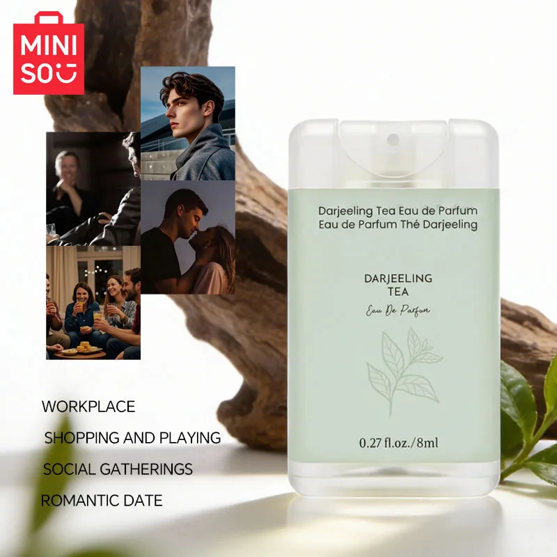 MINISO DARJEELING TEA Parfüm für Herren Original Luxus Holziger Eau de Parfum Designerduft Körperspray 8 ml_voghion.com