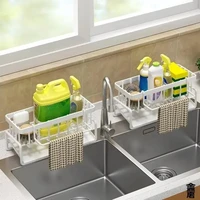 Compact Tap-Mounted Spice Shelf – Sink Organizer with Drainage Rack – Space-Saving Kitchen Storage for Utensils/Accessories 4