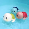 1Piece Baby Bath Toys Pool Beach Classic Chain Clockwork Water Toy Bathing Cute Duck Turtle Dolphin For Kids Water Playing Toys 4