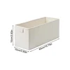 Long Storage Container Bin Foldable Small Baskets Fabric Storage Bins Stable Sock Underwear Organizer For Drawer Shelf Closet 4