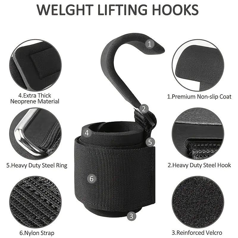 Weight Lifting Hooks 5