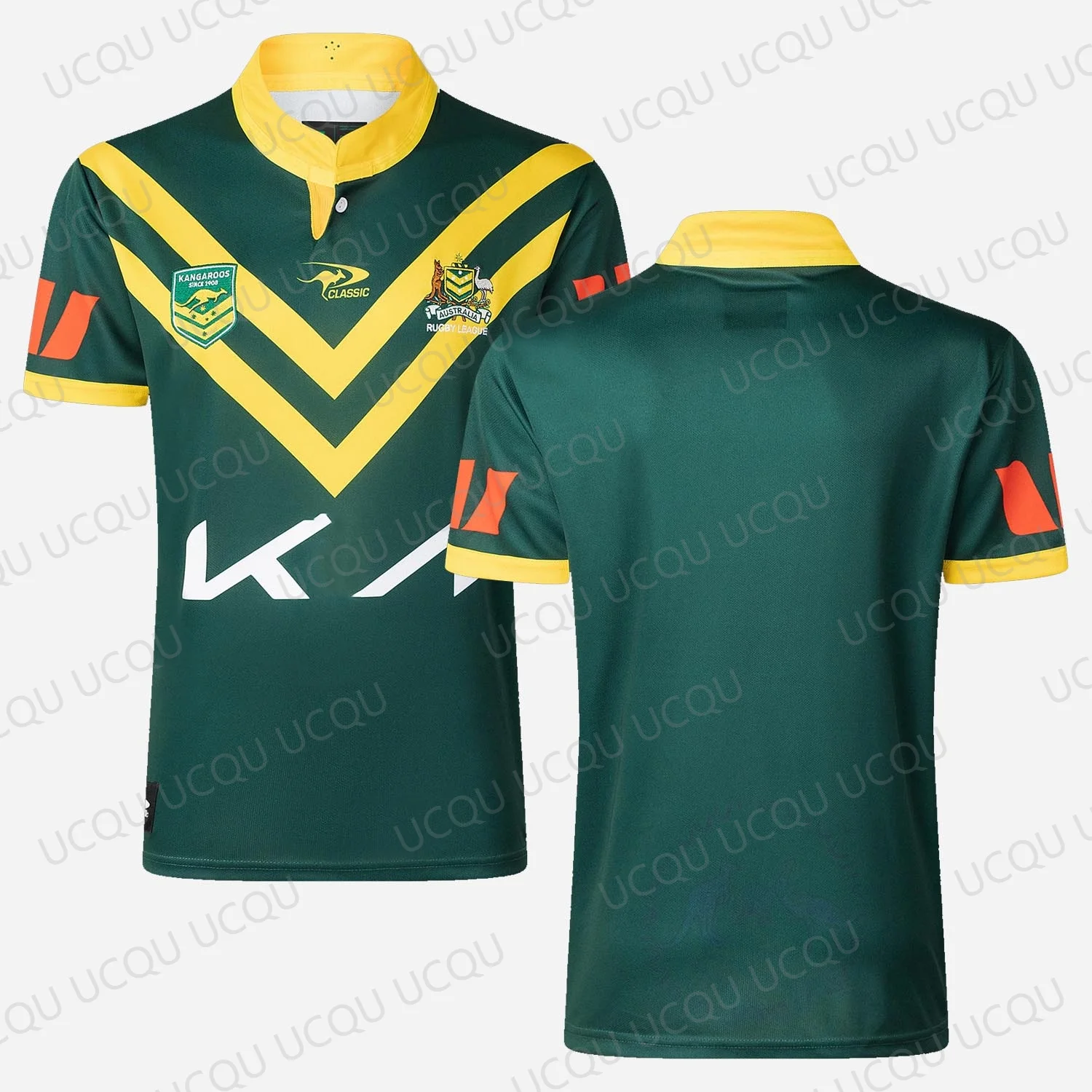 Australian Kangaroos 25-26 Men Training Jersey Rugby League Shirt
