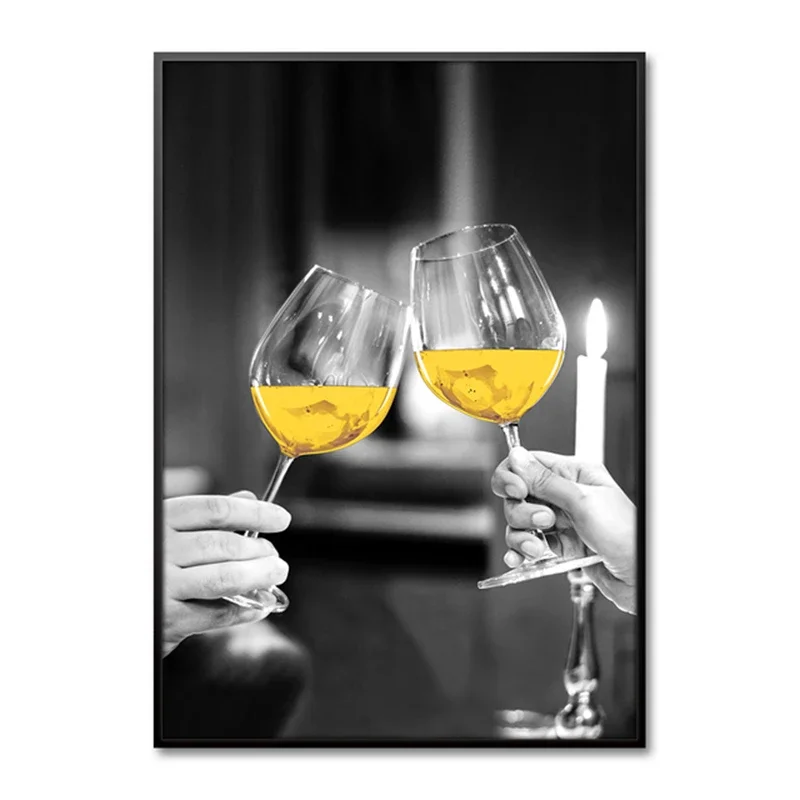 Elegant Red Wine and Glass Canvas Art - Sophisticated Wall Decor for Dining and Living Spaces