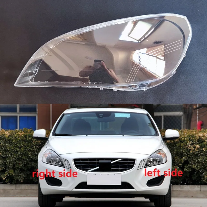 For Volvo XC60 2014 2015 2016 2017 Transparent Lampshade Cover Lamp Shade  Front Headlight Lens Shell - AliExpress