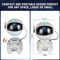 Galaxy Star Astronaut Projector LED Night Light Starry Sky Porjectors Lamp Decoration Bedroom Room Decorative For Children Gifts 4