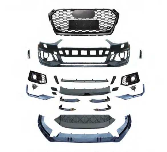 

High Quality A5 Upgrade B9 RS5 Front Bumper with Front Lip Front Parts Body Kit for Audi A5 2017 2018 2019