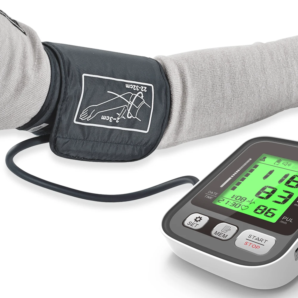 At-Home Blood Pressure Monitor w/ LED Digital Screen (FDA Approved