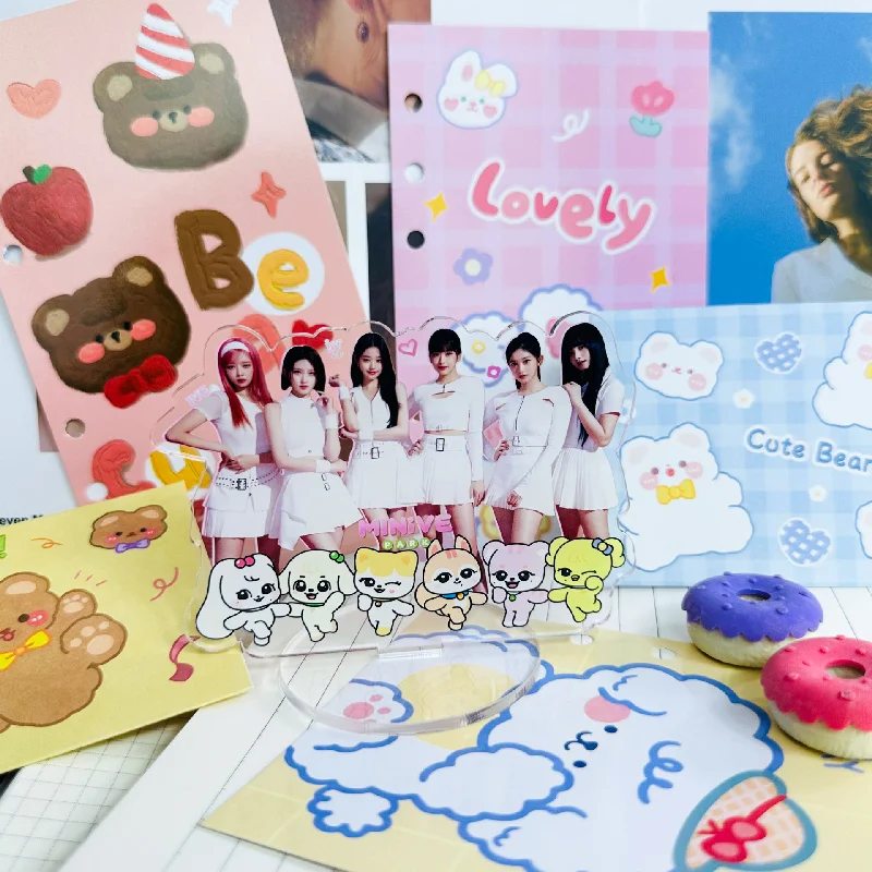 KPOP IVE Acrylic Stand New Album I ve IVE HD Printed Photo Figures Standing Desktop Decorative YUJIN GAEUL LIZ REI Fans Gift