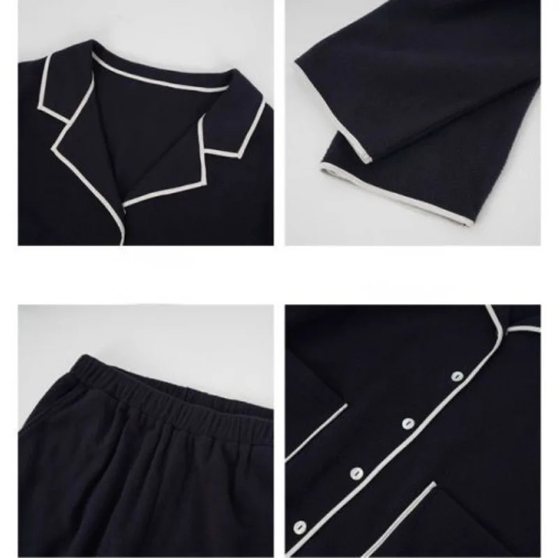 2023 Extra Large Women Loungewear Plush Thicken Sleepwear Winter Antumn New Homewear High Waisted Pants Long Sleeved Pajama Set