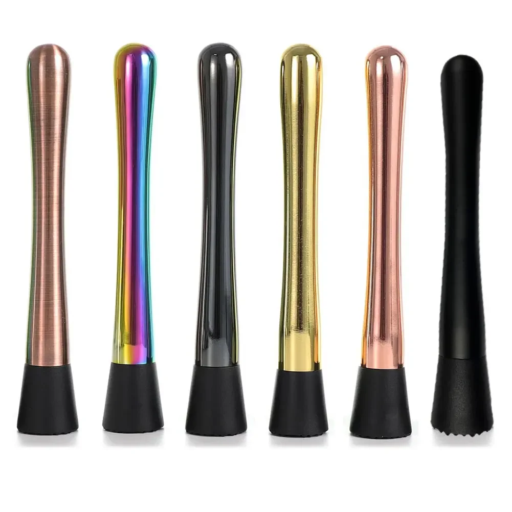 Cocktail Shaker Steel Wine Mixing Stick Muddler Cocktail Stirrer Shaker Ice Crusher Barware Tool Wine Accessories Home Bars