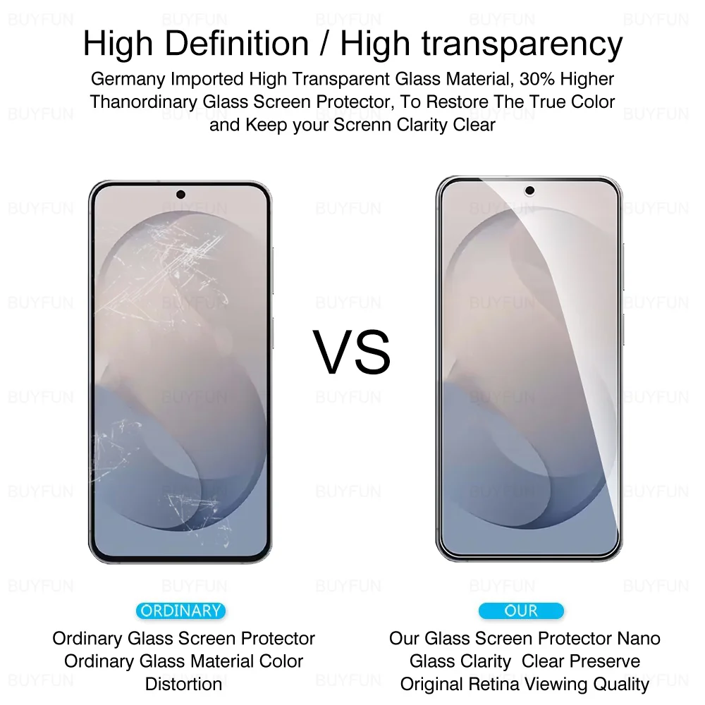 4-Pack Full Cover Tempered Glass Armor Phone Screen Protector