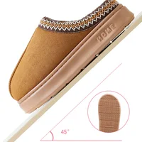 winter 2024 warm fluffy Woman slippers soft bottom non slip thick plush clogs women Casual Platform House inddor Shoes slides 45 - Image 2