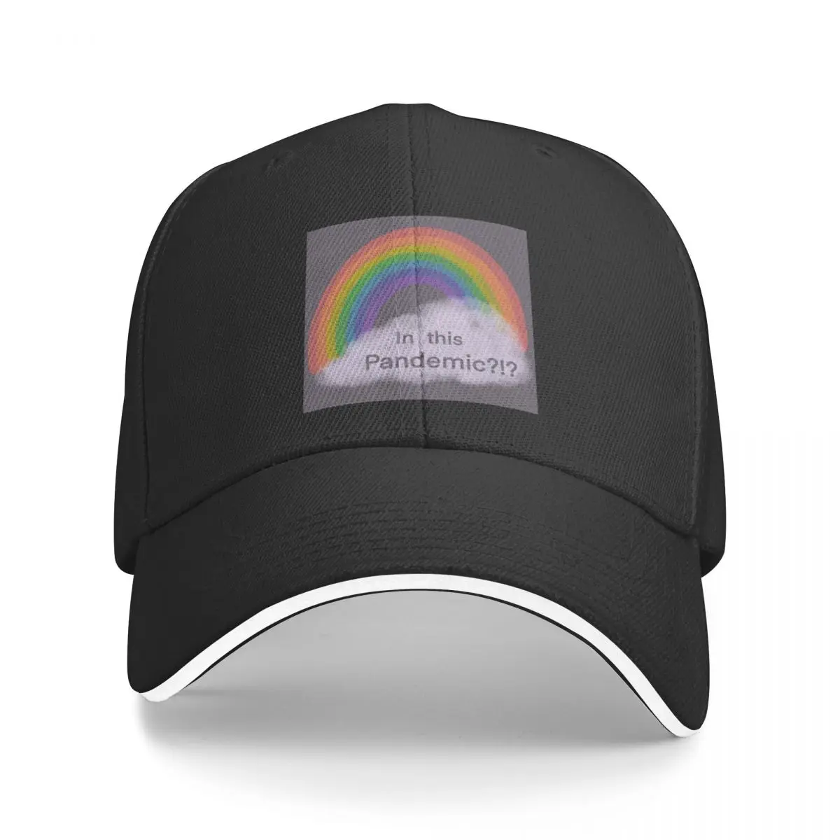In Questa Pandemia-Berretto Da Baseball Arcobaleno Rugby Snapback Cap Ball Cap Baseball Uomo Donna