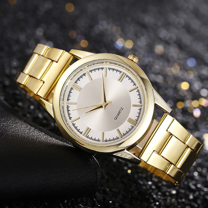 Classic Simple Men's Business Quartz Watch Stainless Steel Round Dial Casual Classic Simple Men's Business Quartz WatchStainles