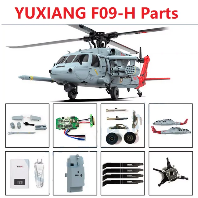 Scale Helicopter Parts YU XIANG F09-H RC Helicopter Spare Parts