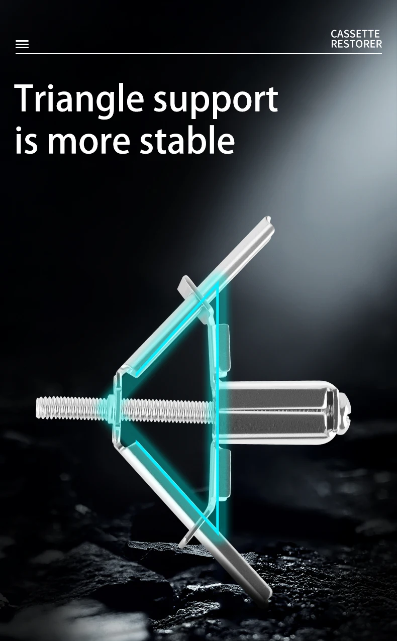 Description Picture 3 of item2/6/10pcs 86/118 Universal Cassette Repairer Dark Box Screw Plug Switch Steel Socket Fixed Wall Replace Electrician Support Rod