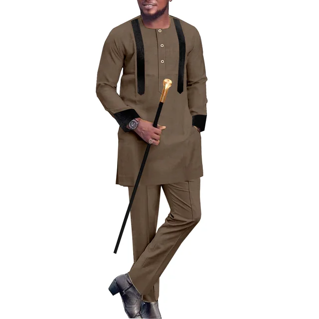 Seyi Long Sleeve Dashiki Outfit
