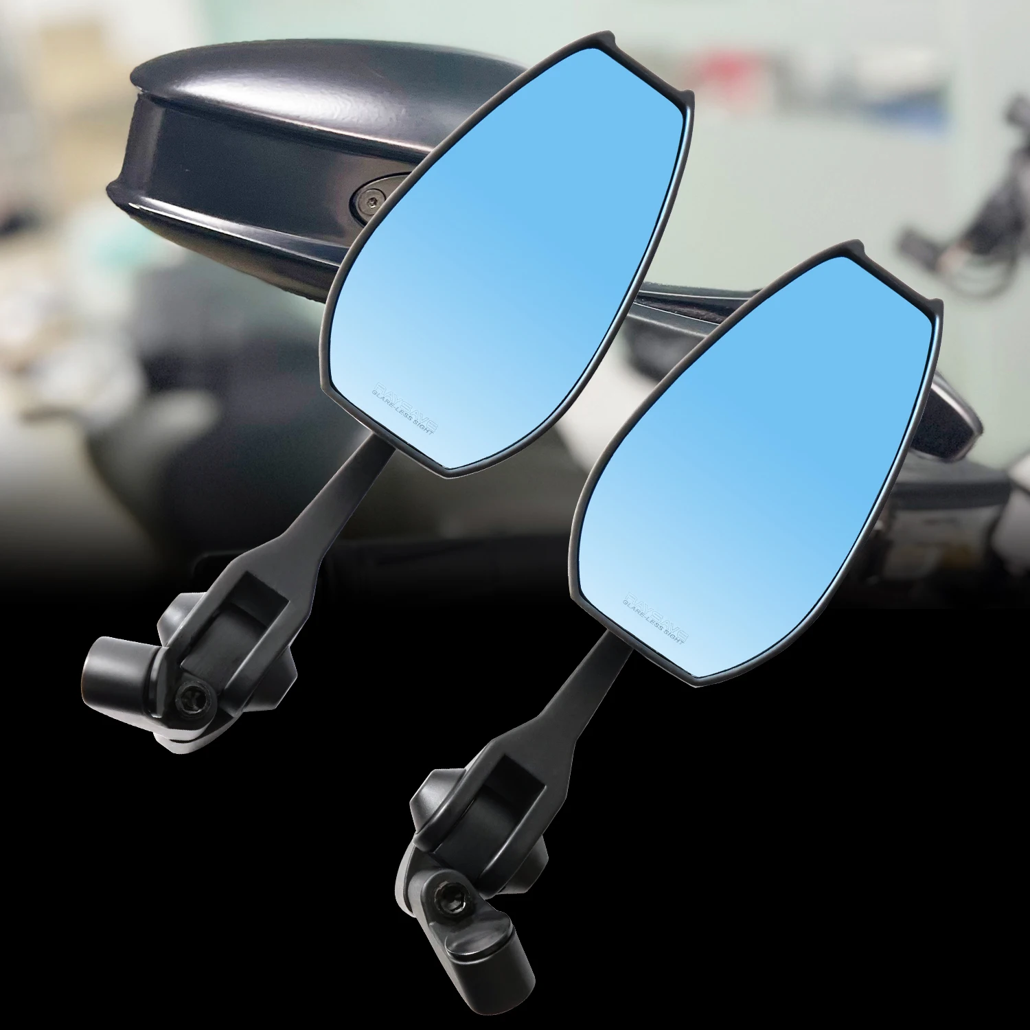 Motorcycle Accessories Rearview Mirror 360 Degree Adjustable For Ducati