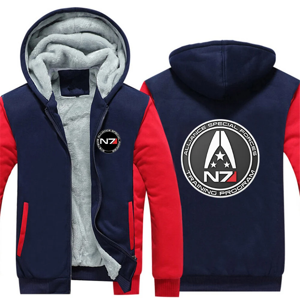 Men Autumn Winter Long Sleeve Hoodie Outdoor Warm Thickened