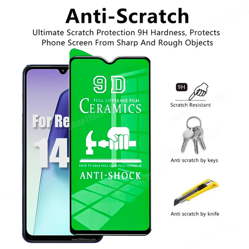 Premium 5-Pack HD Ceramic Screen Protector Soft Film Set