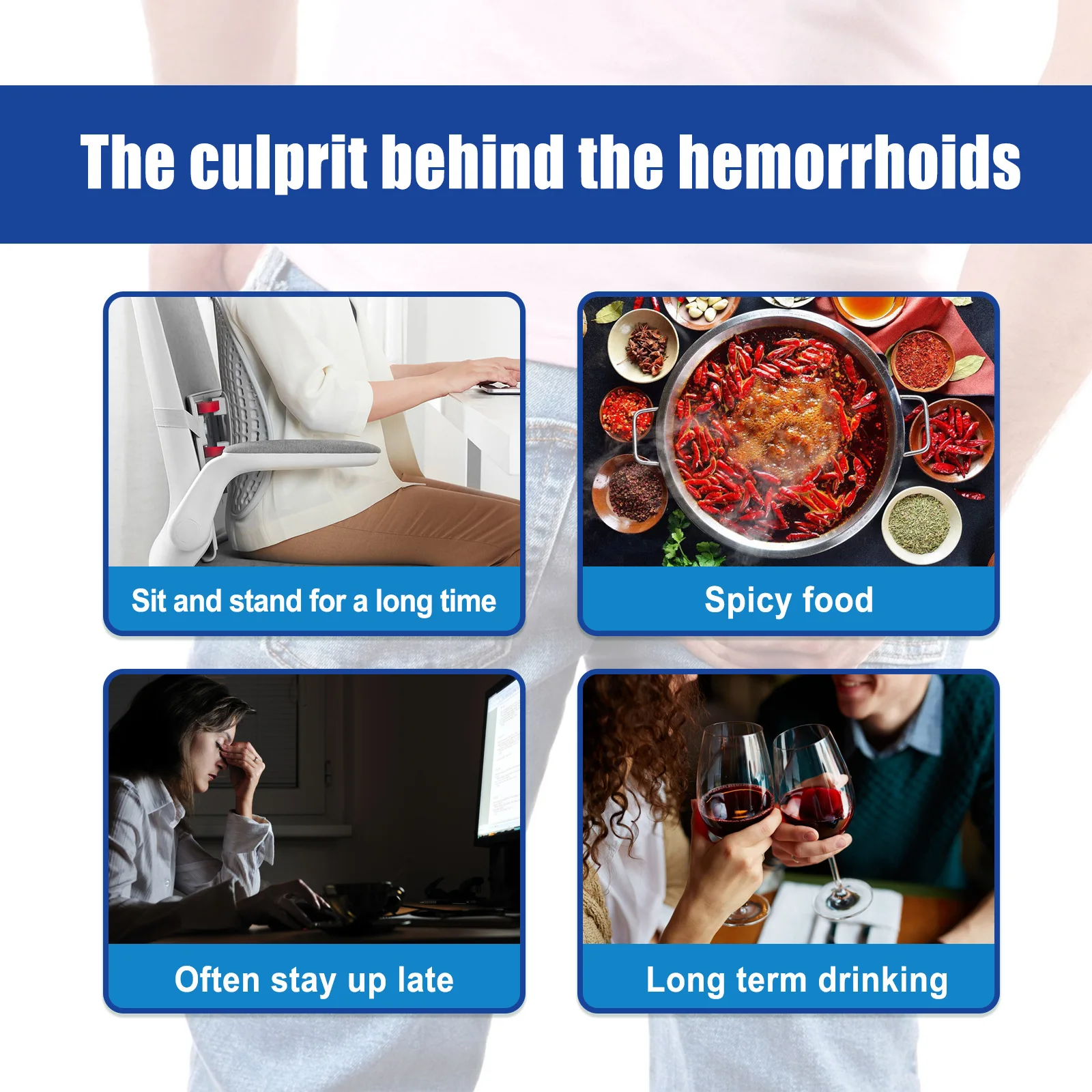 Hemorrhoids Capsules Natural Herbs Care Constipation And Hemorrhoids