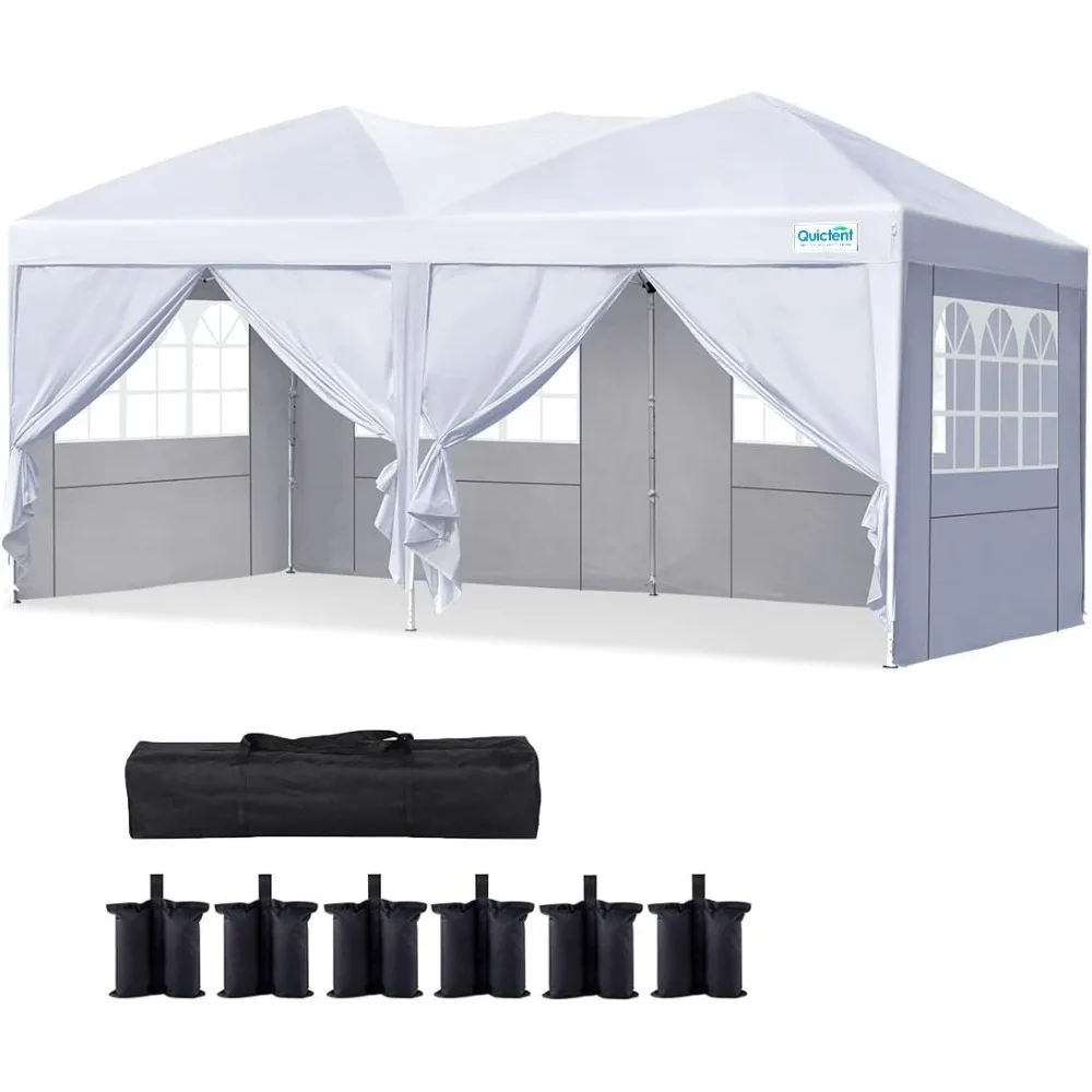 

Pop up Canopy Tent Instant Shelter Party Tent Outdoor Event Gazebo Waterproof with 6 Sand Bags