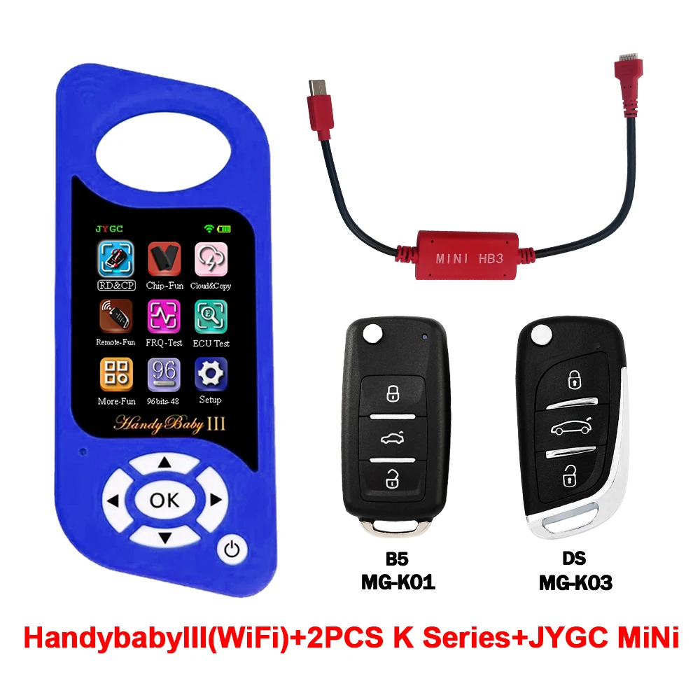 JYGC HANDY BABYIII HANDY BABY3 HB3 with with G 96(48) function With 1 96bit token for 2 years Auto Key Programmer
