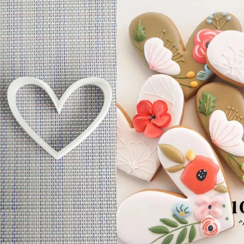 Heart shape Cookie Cutter Fondant Sugar Biscuit Mold Arch Kitchen Pastry Decorating Tools
