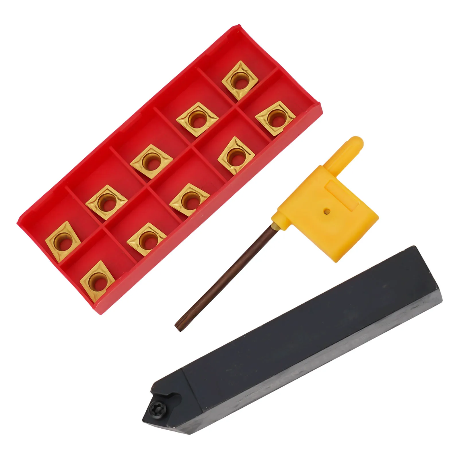 

Accessories Carbide Insert CCMT09T304 Insert Holder Lathe Turning Tool Alloy Steel Finishing Grinding Processing