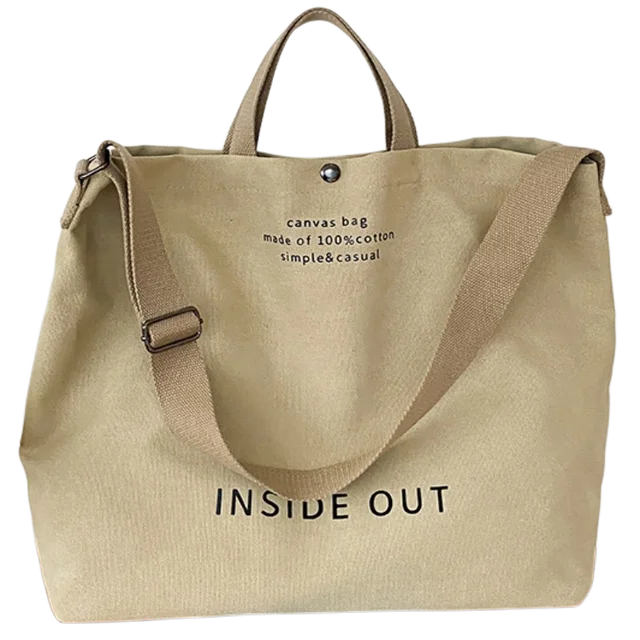Canvas Crossbody Bags for Women Fashion Crossover Purse Cotton Shoulder Bag