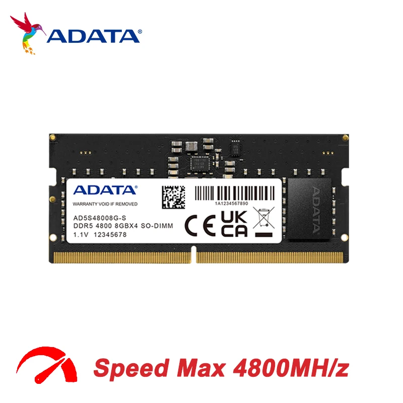 Adata Ram SO DIMM DDR5 8GB 16GB 32GB 4800MHz For Desktop Laptop Notebook Memory Weigang Game Weilong Series Strip Vest |