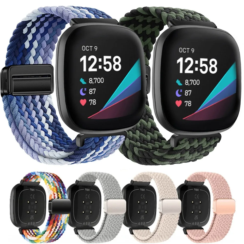 Breathable Nylon Loop Strap with Adjustable Magnetic Closure - Elastic Band
