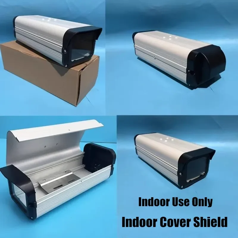 10 Inch Indoor Aluminum Alloy Side Opening Cover Security CCTV Camera Housing Shell Dustproof Surveillance Camera Protection Box