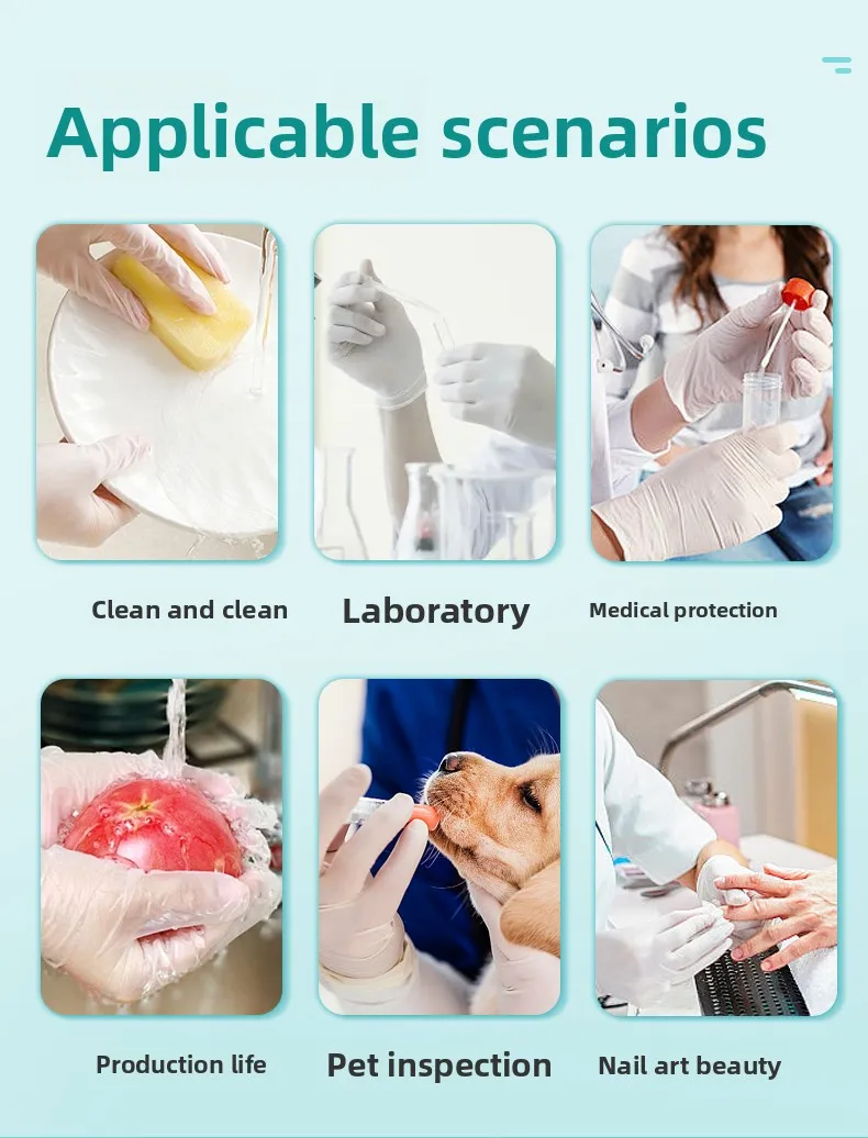 Surgical gloves powder-free detail