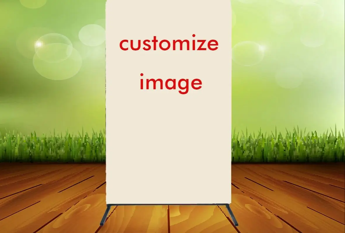 

customize one 4x7,5 two 3x7.5 arch cover elastic fabric