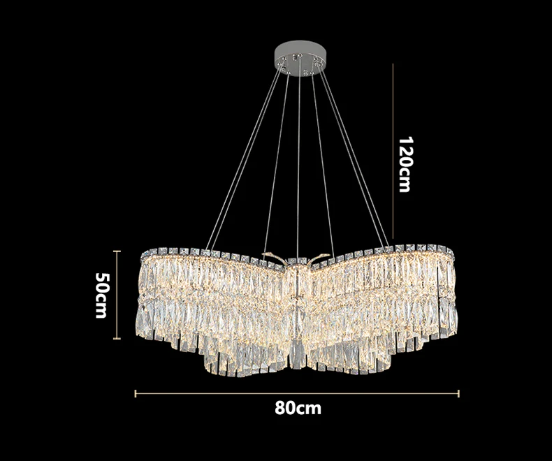 Description Picture 3 of itemhome decorationPendant lights, luxury crystal living room chandelier, dining room Pendant lamp, ceiling light, indoor lighting