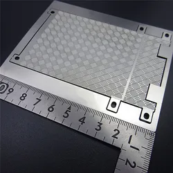 Couverture décorative en acier inoxydable de haute qualité, planche décorative en métal à motif antidérapant pour le faisceau de la queue du roi 1/14 