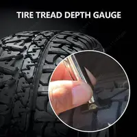 1-10pcs 0-25mm Car Wheel Tyre Measuring Digital Tire Tread Pattern Depth Thickness Gauge Auto Inspection Tools Supplies 2