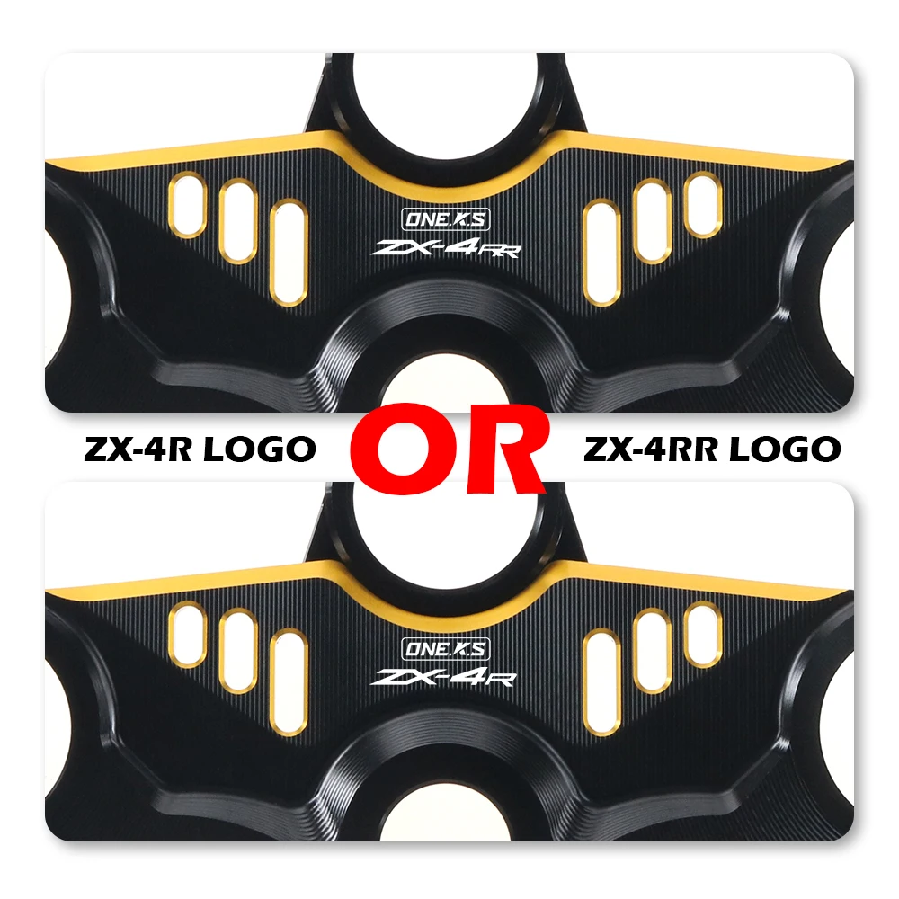 パーツ Kuoukichiii ZX4RR Motorcycle Front Upper Fork For Kawasaki ZX-4R ZX-4RR 2023