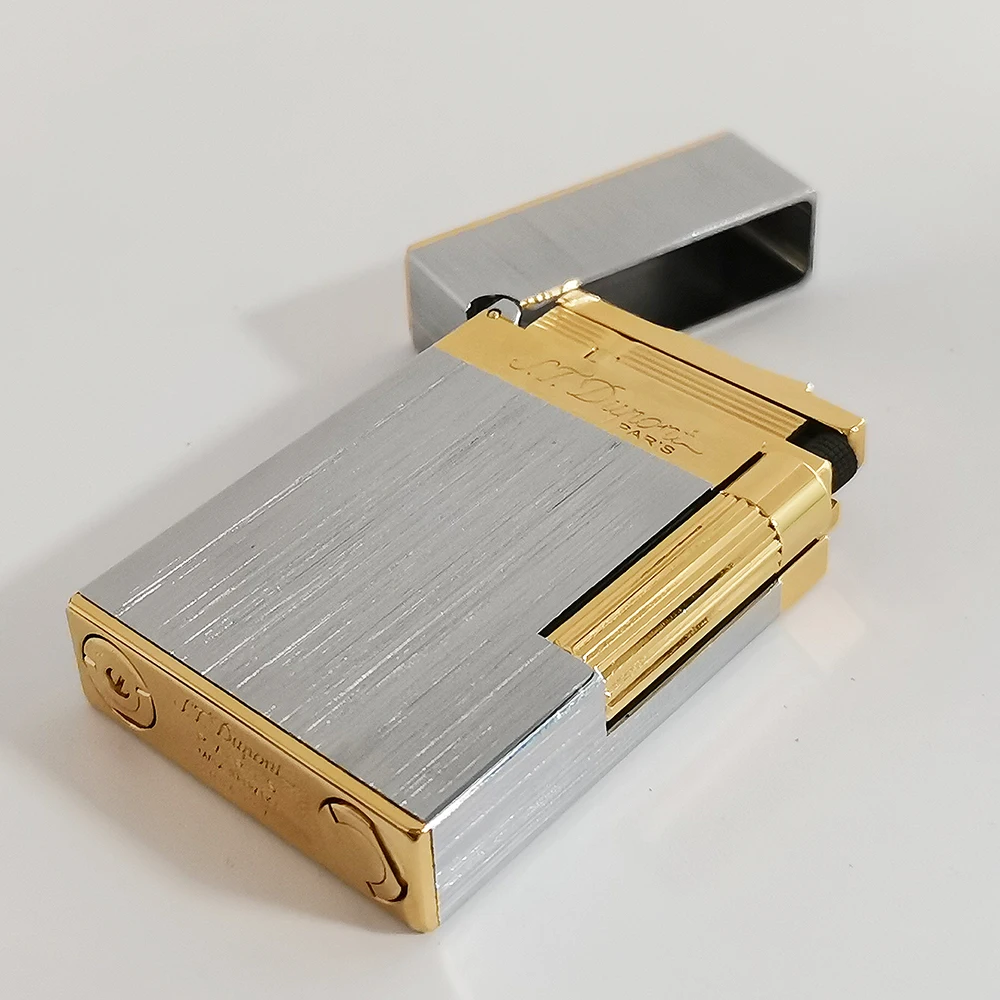 D Brand Lighters Double Flame Brushed Good Sound Soft Flame Cigarette Smoking Tobacco Accessory To Smoker Dupont Limited Edtion 5