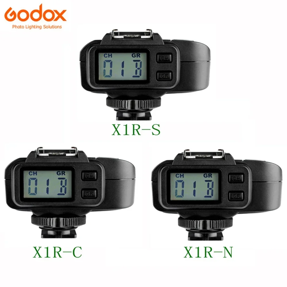 

Godox X1R-C / X1R-N / X1R-S X1 TTL 2.4G Wirelss Flash Receiver for X1T X2T Xpro Trigger Transmitter Canon Nikon Sony Speedlite