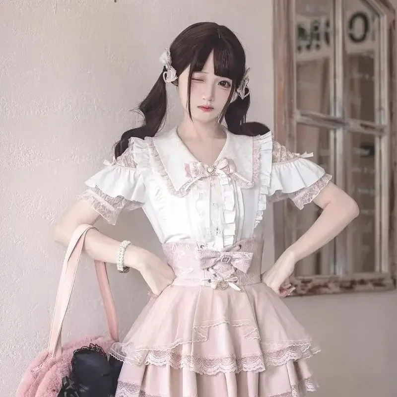 Sweet Harajuku Lace Detail and Fabric
