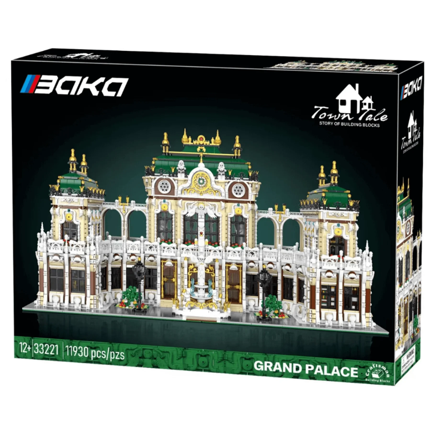

11930 шт., блоки для сборки строительных блоков MOC Grand Palace